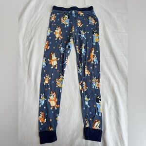 Little Sleepies‎ Bluey Pajama Pants Bottom 4T Bamboo Spandex Bingo soft cozy